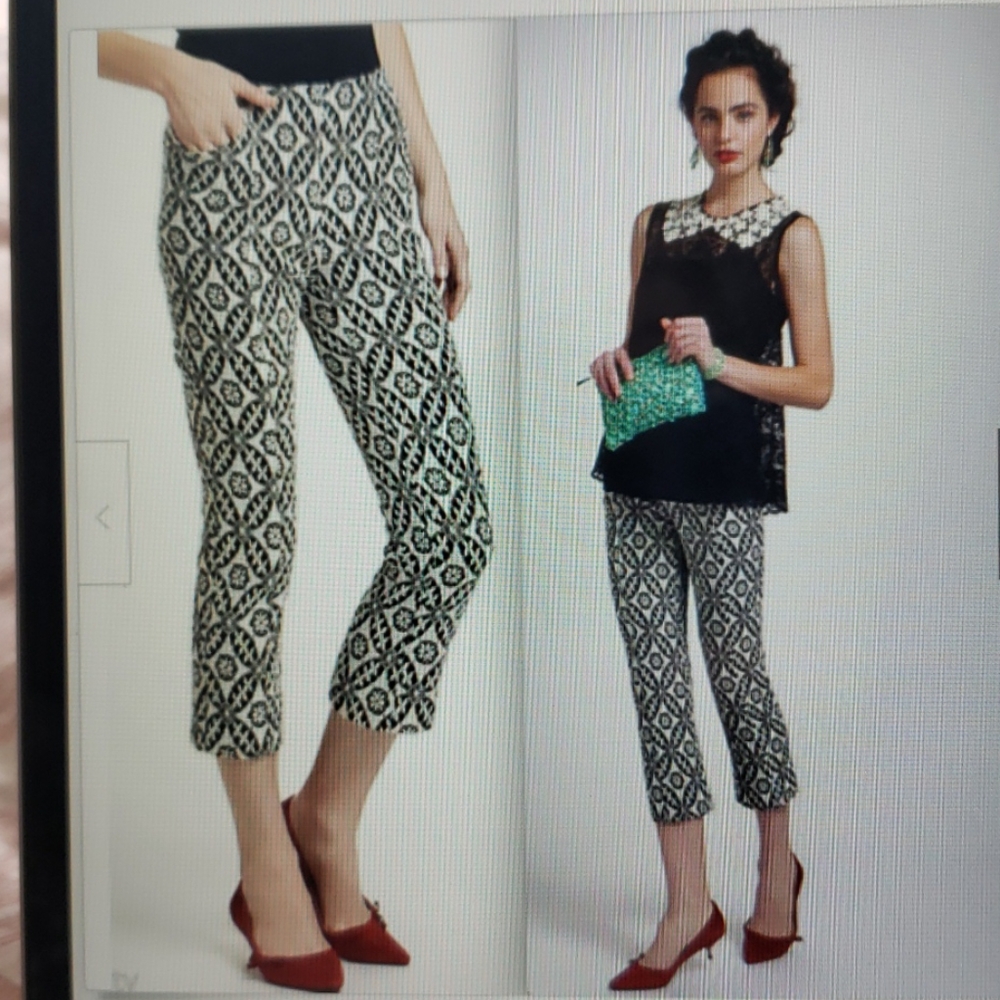 Corey Lynn Calter  Capri Pant 2 Anthropologie